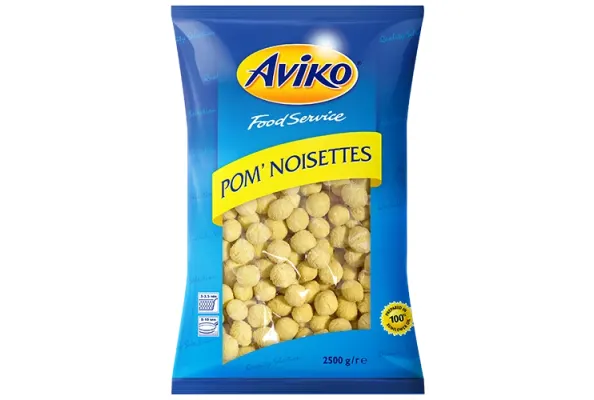 Картофельные шарики Pom' Noisettes замороженные 2.5кг, Aviko
