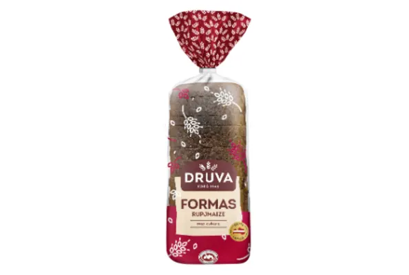 Maize rudzu Formas sagriezta 600g, Druva, Latvija 