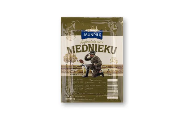 Сыр Mednieku копченый 240г, Jaunpils
