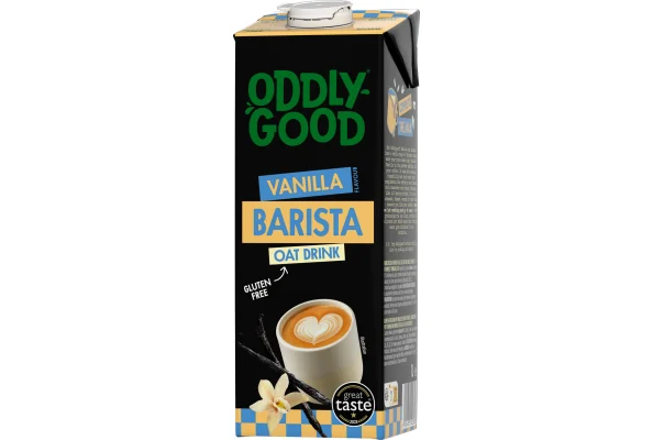 Овсяный напиток Oddlygood со вкусом ванили UHT 1Л, Valio,Финляндия