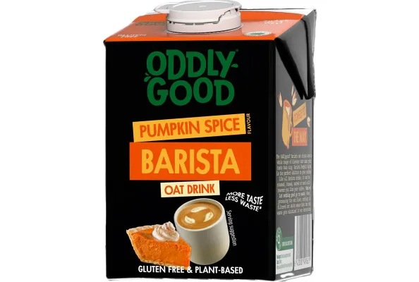 Auzu piena dzēriens OddlyGood ar ķirbju garšu (Pumpkin Spice) UHT 0.5L, Valio, Somija 