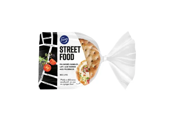 Овсяные мягкие лепёшки Street Food, 4 шт., 180 г, Fazer,Швеция