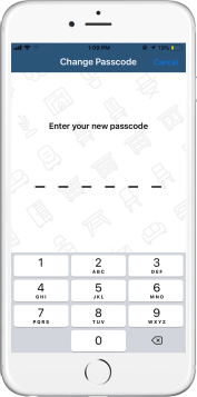 change password screen