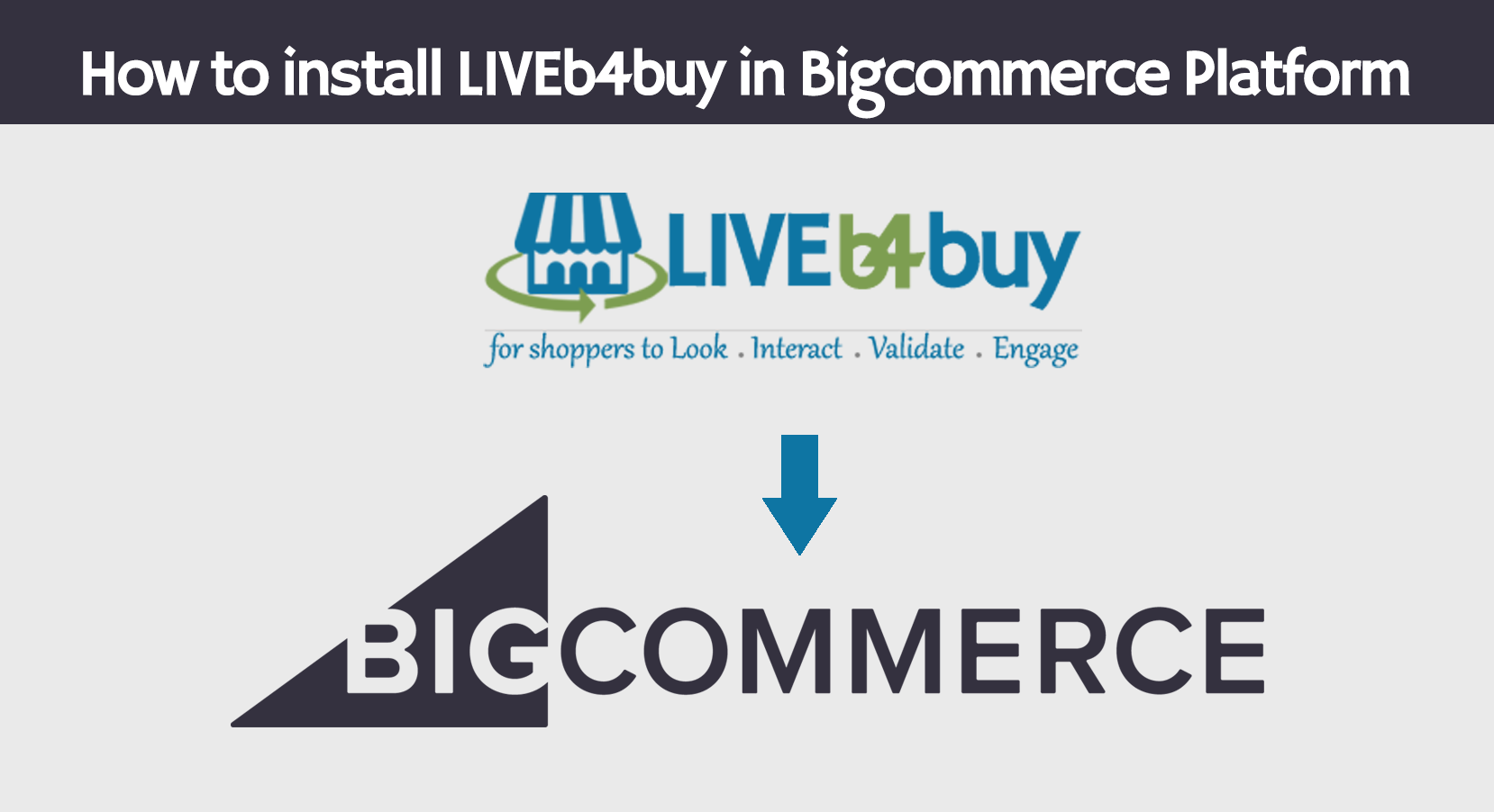 Install LIVEb4buy in Bigcommerce