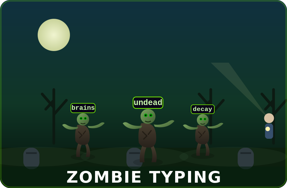 Zombie Typing