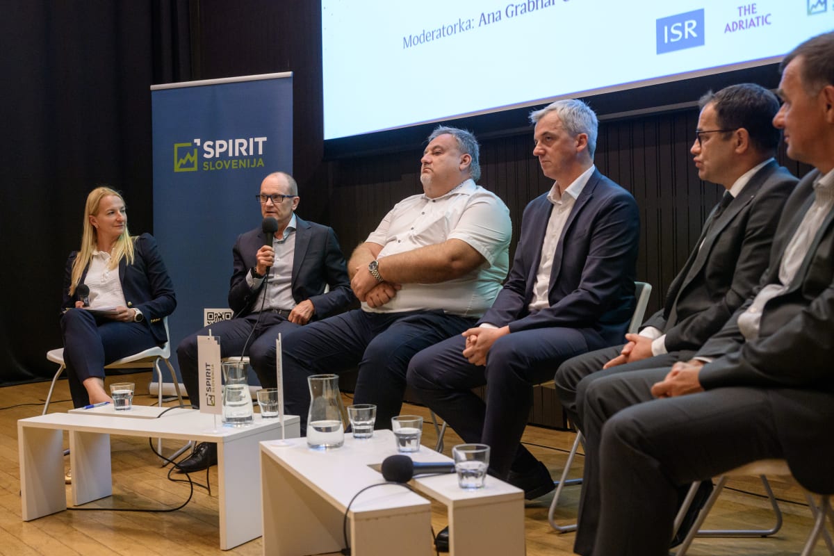 Tomaž Vuk at the energy investment panel
