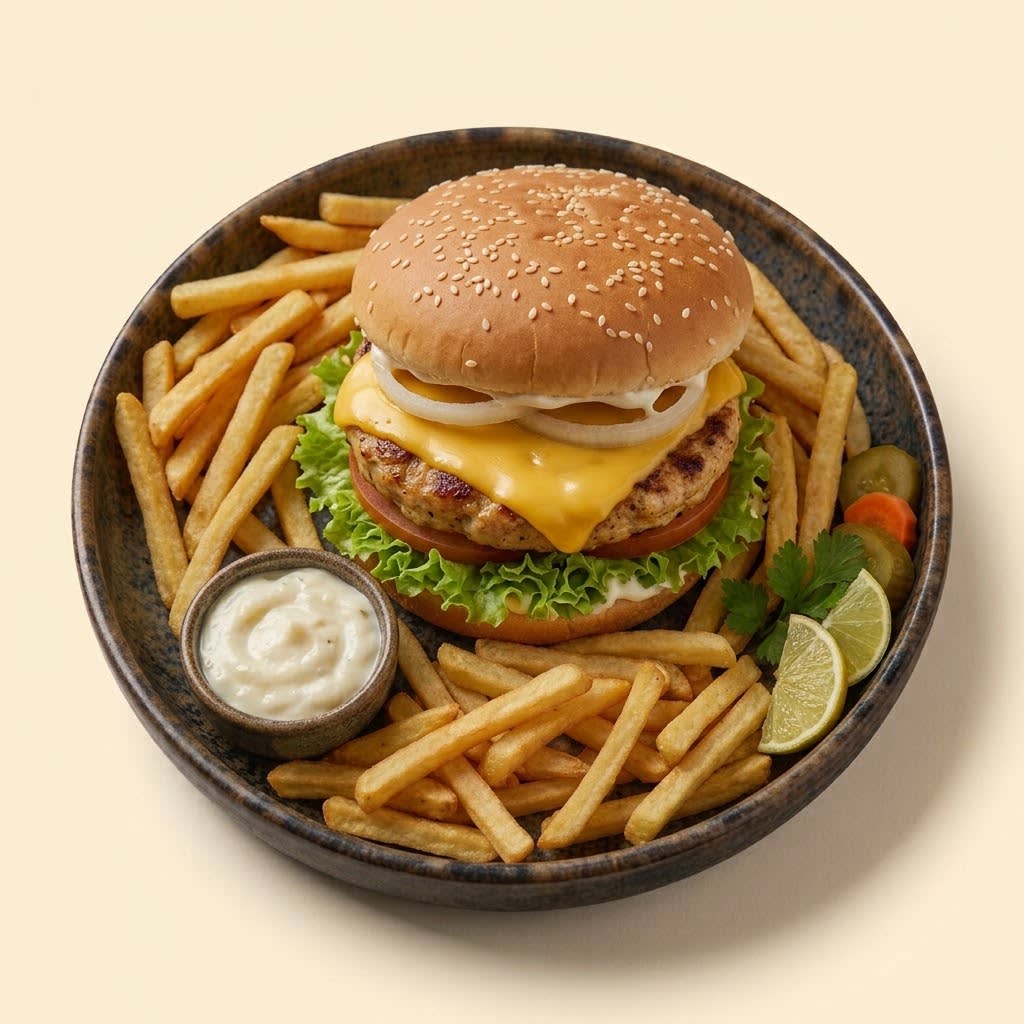 Chicken Cheese Burger