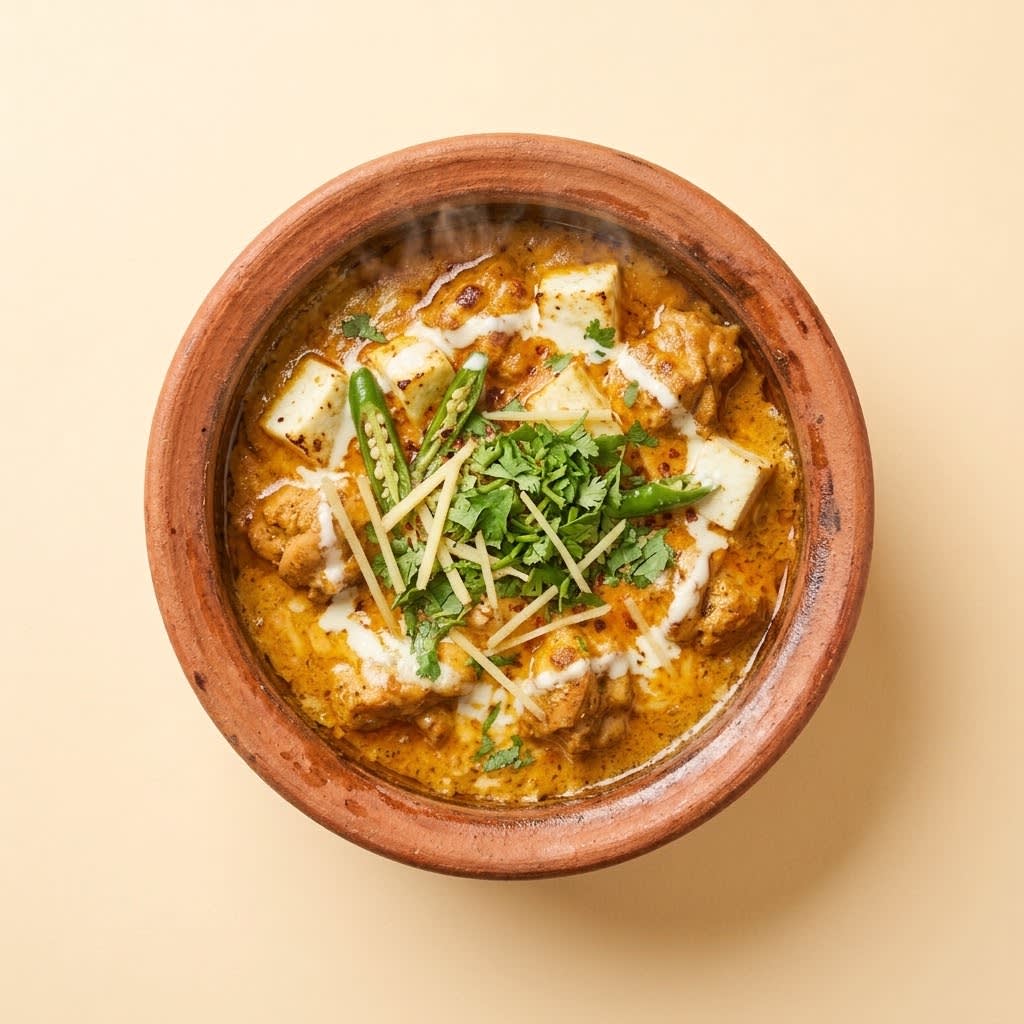 Chicken Paneer Handi