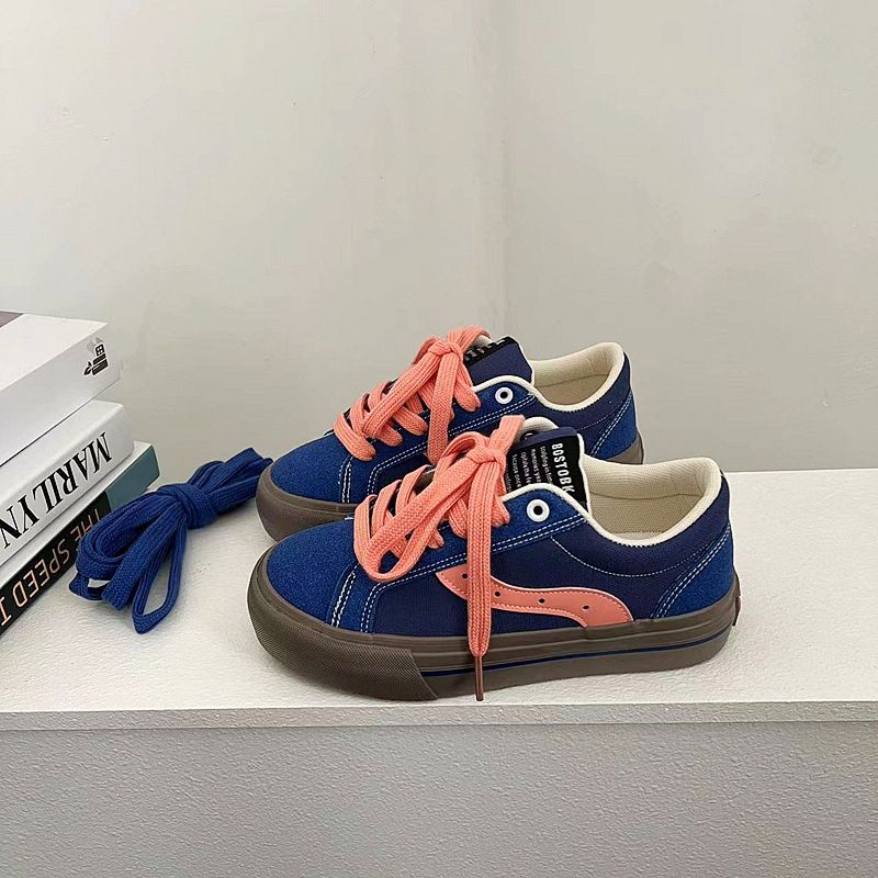 Contrast Color Canvas Shoes - image 4