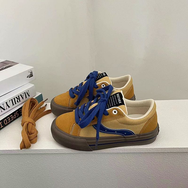 Contrast Color Canvas Shoes - image 3