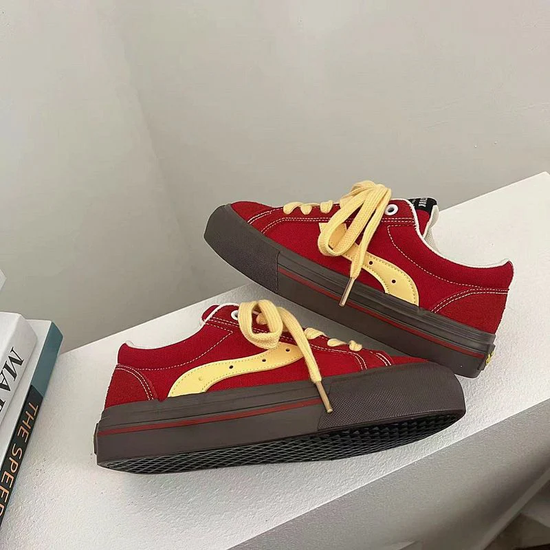 Contrast Color Canvas Shoes - image 2