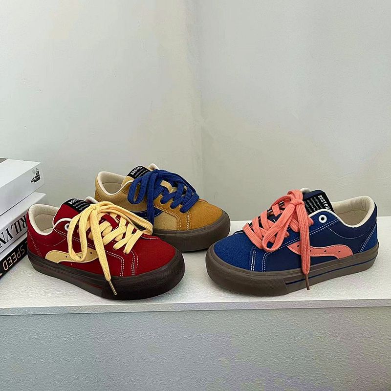 Contrast Color Canvas Shoes - image 6