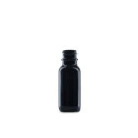 0-5-oz-black-uv-glass-boston-round-bottle-18-400-neck-finish