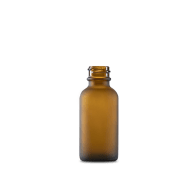 1-oz-amber-frosted-glass-boston-round-bottle-20-400-neck-finish