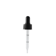 20-400-black-dropper-with-rubber-bulb-and-glass-pipette-fits-1-oz