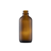 4-oz-amber-frosted-glass-boston-round-bottle-22-400-neck-finish
