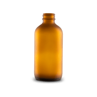 8-oz-amber-frosted-glass-boston-round-bottle-28-400-neck-finish