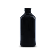 8-oz-black-uv-glass-boston-round-bottle-28-400-neck-finish