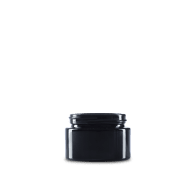 1-oz-black-uv-glass-cylinder-low-profile-jar-48-400-neck-finish