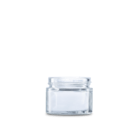 1-7-oz-clear-glass-cylinder-low-profile-jar-53-400-neck-finish