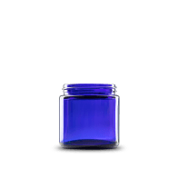 4-oz-blue-glass-straight-sided-round-jar-58-400-neck-finish
