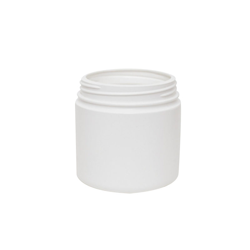 12 oz. White HDPE Plastic Wide-Mouth Jar (120-400)