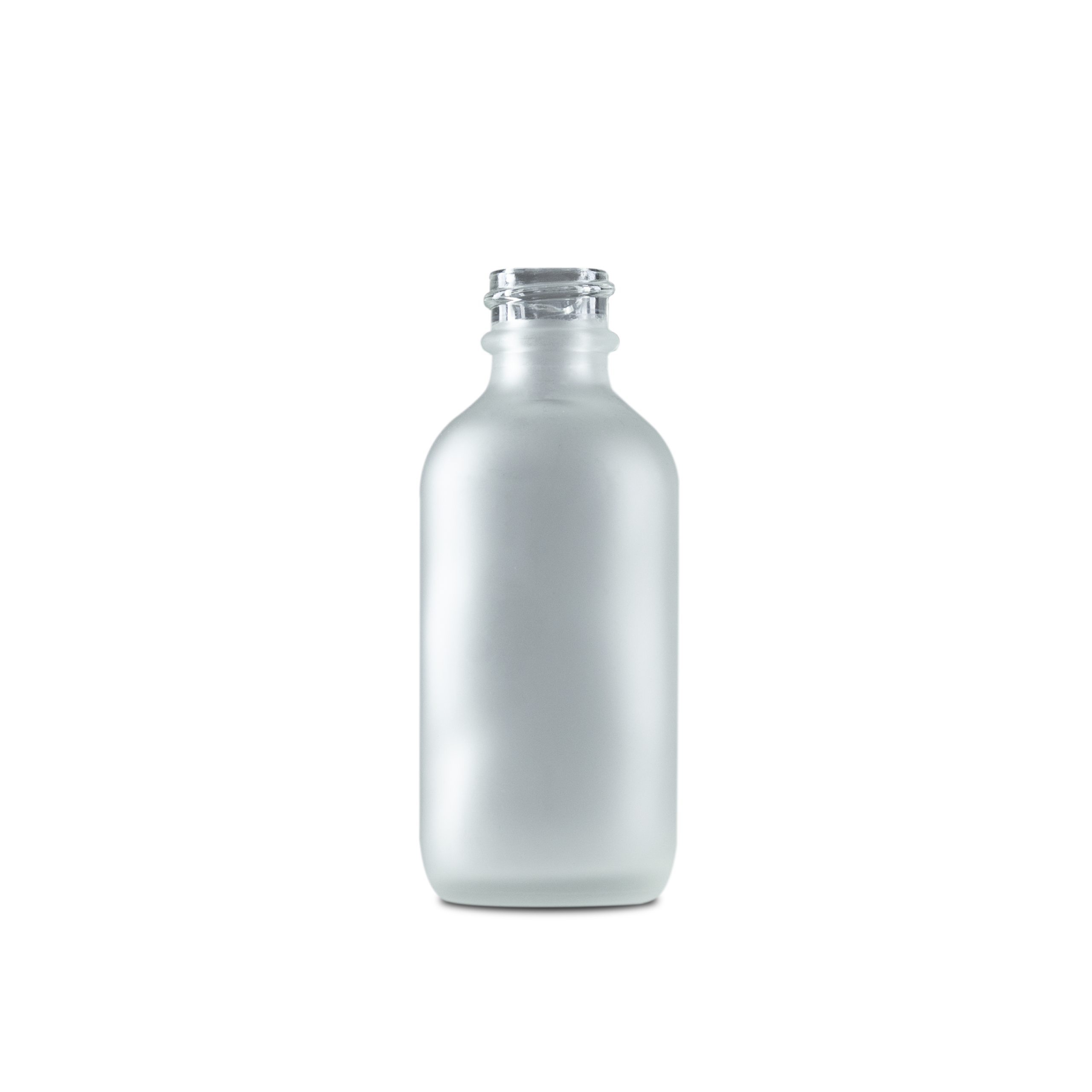 2 Oz Clear Frosted Glass Boston Round Bottle 20 400 Neck Finish 2-oz-clear-frosted-glass-boston-round-bottle-20-400-neck-finish