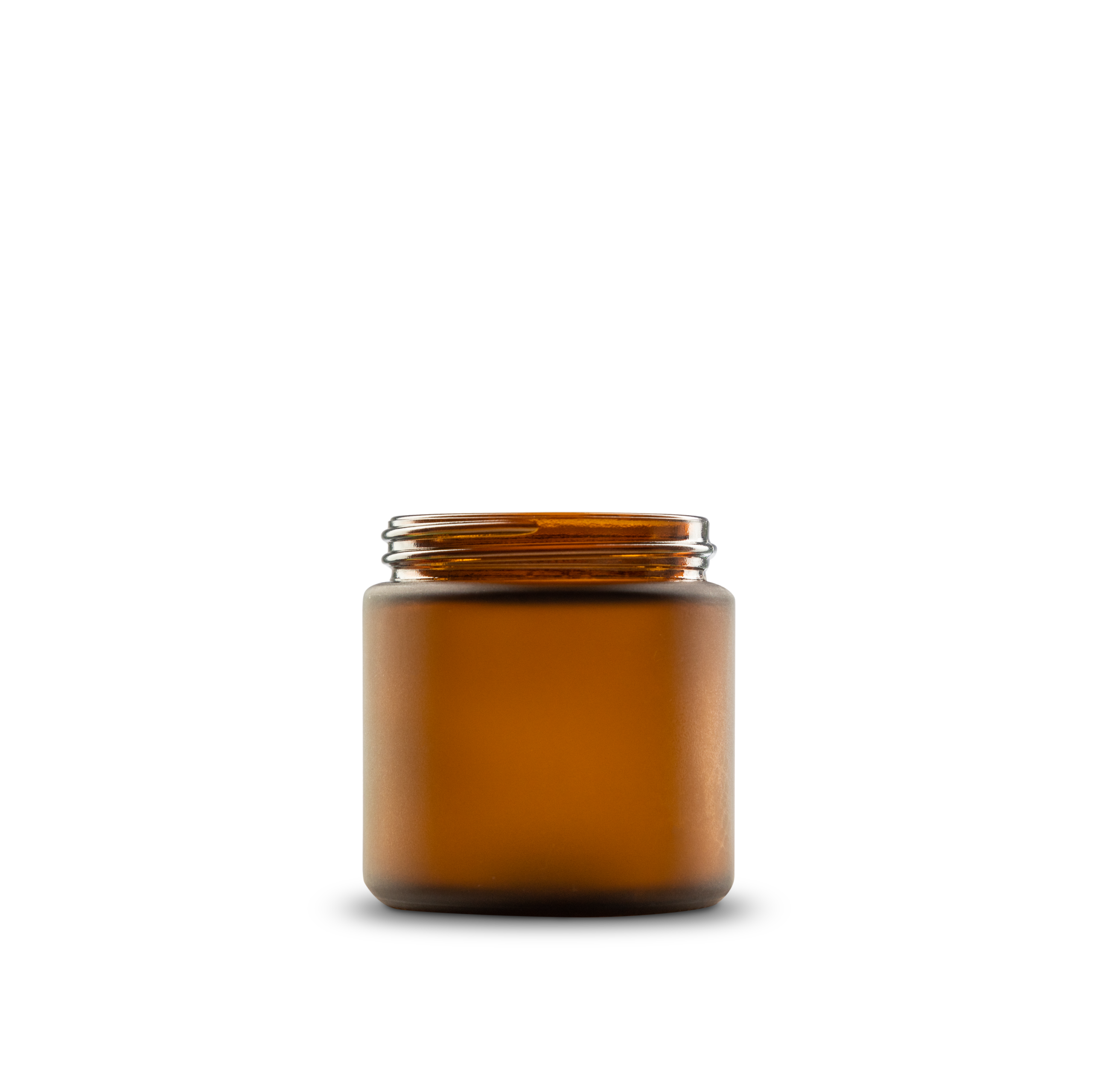 4 Oz Amber Frosted Glass Straight Sided Round Jar 58 400 Neck Finish 4-oz-amber-frosted-glass-straight-sided-round-jar-58-400-neck-finish
