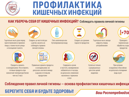 О профилактике кишечных инфекций в летнее время
