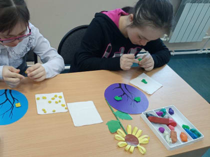 В центре «Опека» провели занятие с группой дневного пребывания