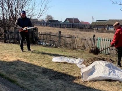 В селе Нижние Юшады общими усилиями провели субботник