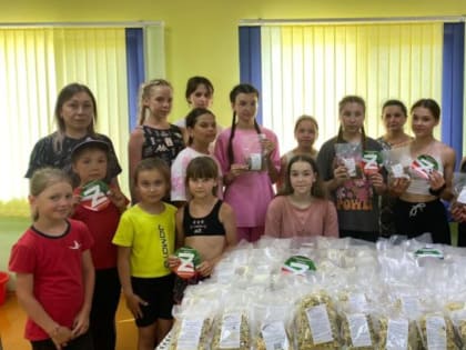 В лагере «Олимпиец» прошел мастер-класс по фасовке сухого супа
