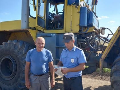 В Лениногорском районе прошли профилактические мероприятия по использованию самоходных машин и прицепов