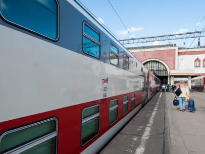 Перевозки двухэтажными поездами на Горьковской железной дороге выросли на 18% в январе-мае