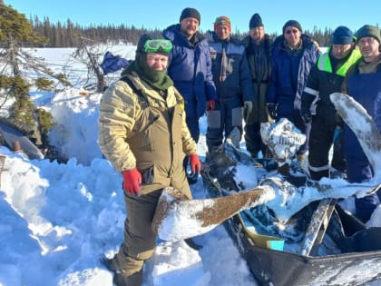 Поисковики Татарстана привезли из экспедиции в Мурманске фрагменты самолёта Пе-3