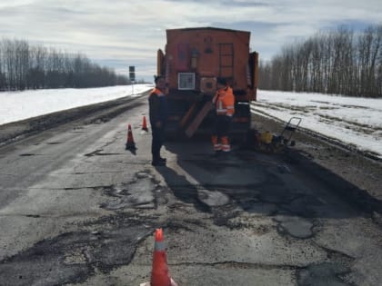 В Новошешминском районе начался ямочный ремонт