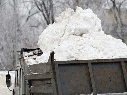 С начала зимнего сезона с казанских улиц вывезли 567 тысяч тонн снега