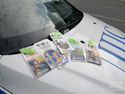 В День Знаний автоинспекторы РТ проведут для учащихся занятие по соблюдению ПДД