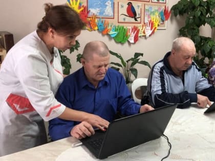 В Спасском доме-интернате проводятся занятия по компьютерной грамотности
