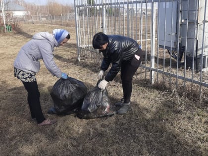 Субботник в Шикшинском СП