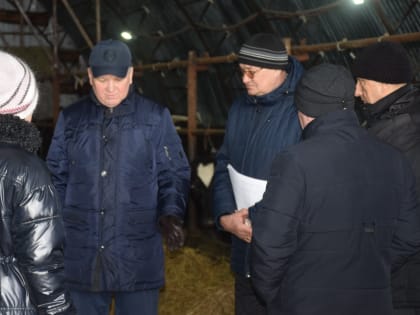 Тимербулатовы из Светлого Озера ознакомили Алмаза Ахметшина с работой своего хозяйства
