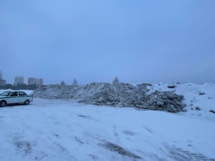 В Казани выделили место под еще одну снежную свалку