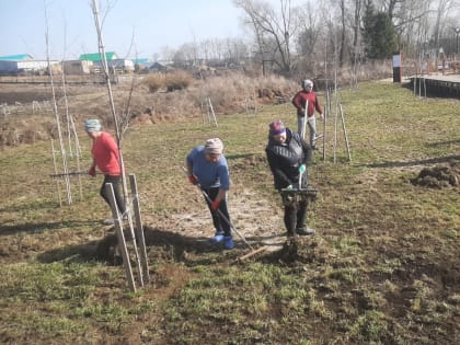 Жители села Баландыш приняли активное участие по очистке и благоустройству территории села, придорожных полос и кладбища.