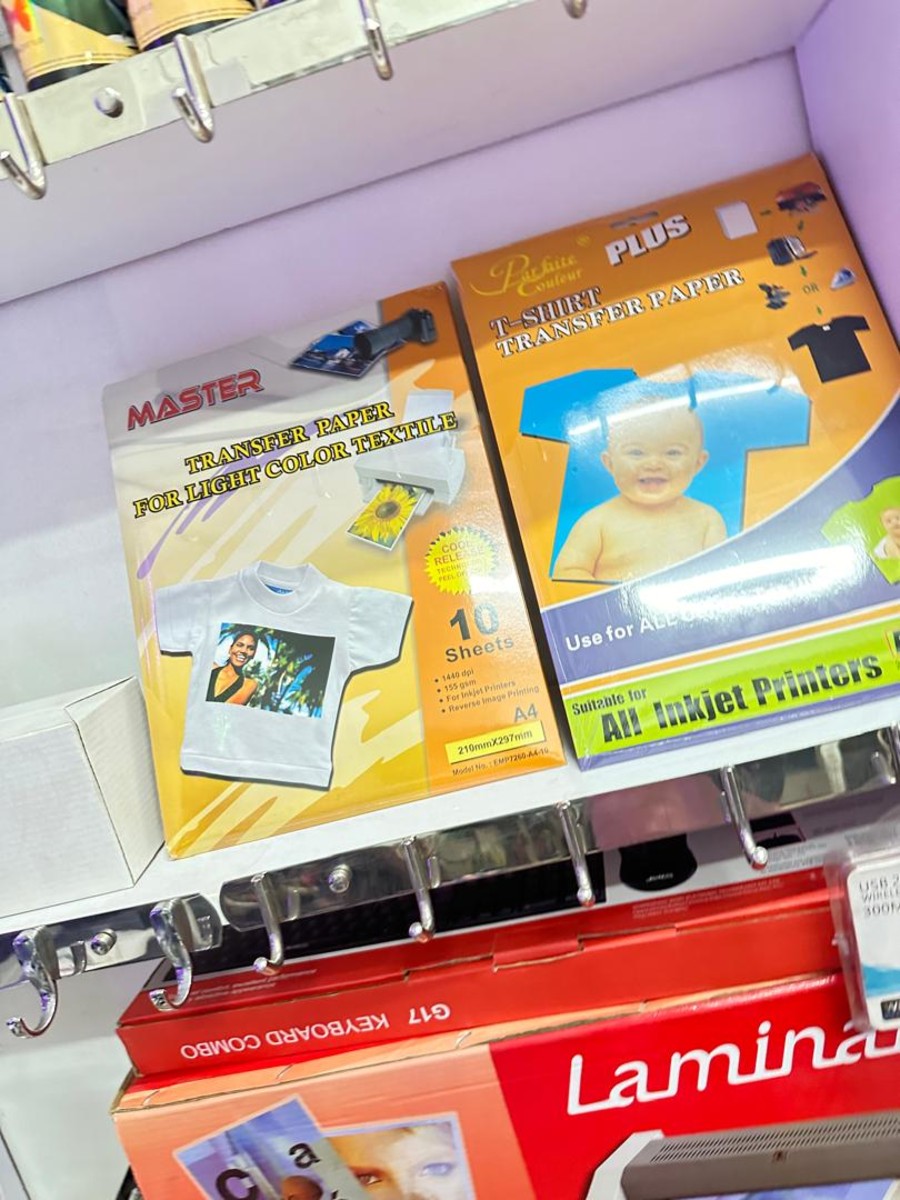 Dark Transfer Papers - A4 Size