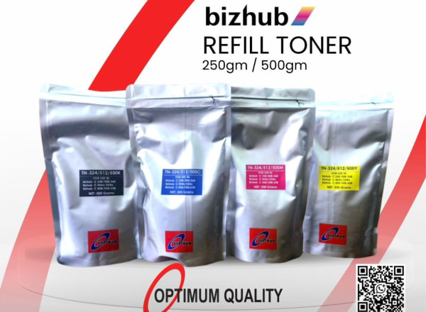 Konica Bizhub Refill Toners - 500g (Sachet)