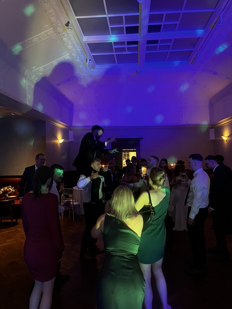 Wedding reception dance floor