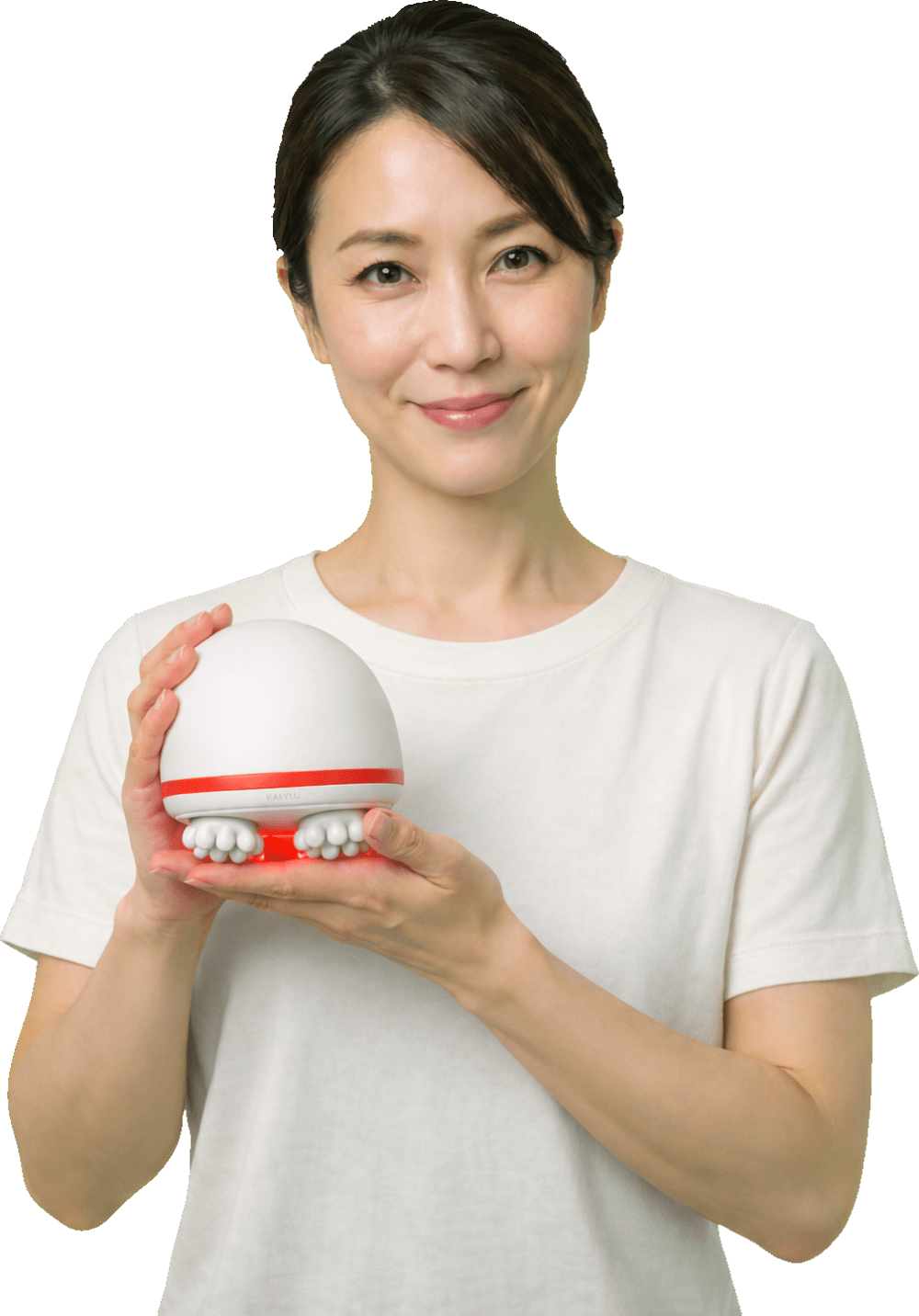 Nao Kurihara holding Kamiyu