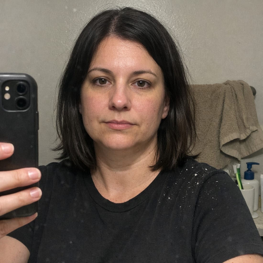 Me, back in March. I almost deleted this photo.