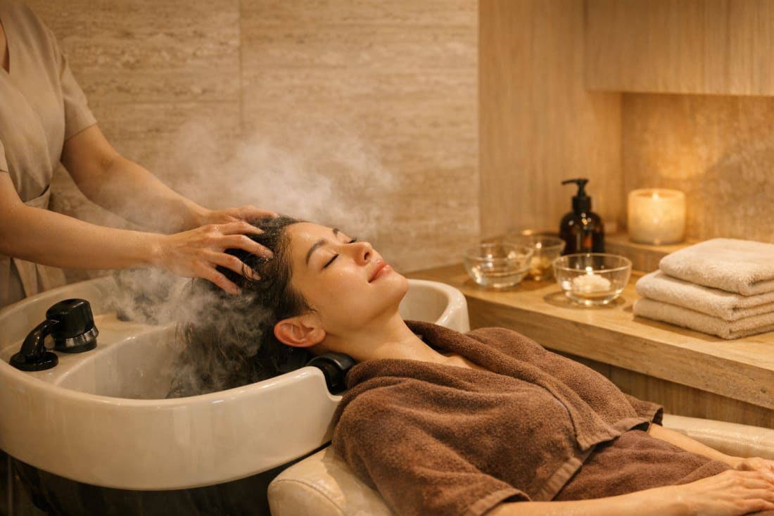 A Tokyo head spa
