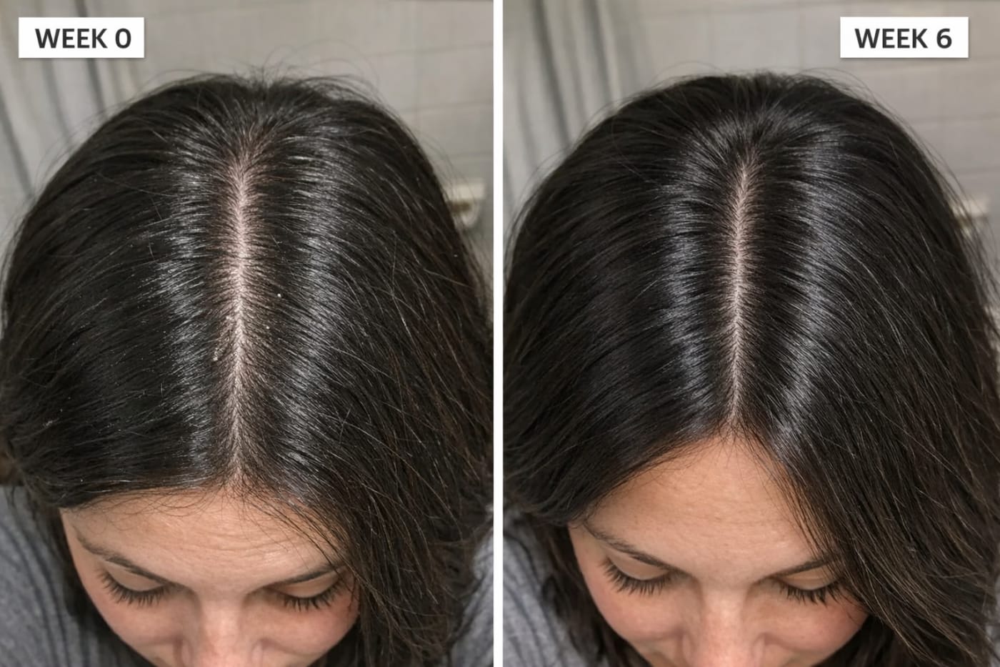 My part line, week 0 and week 6